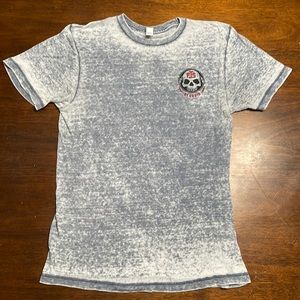 Sturgis FTS Skull Distressed Short Sleeve Shirt, Medium